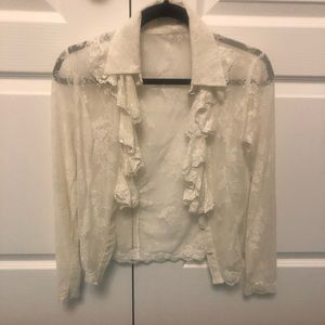 Sirens White lace blouse